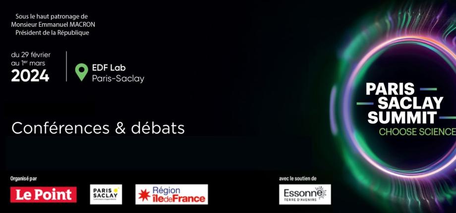 IP Paris, partenaire et acteur du premier Paris-Saclay Summit - Choose Science