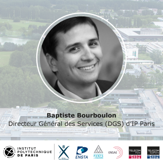 Baptiste Bourboulon appointed Director General of Services at IP Paris