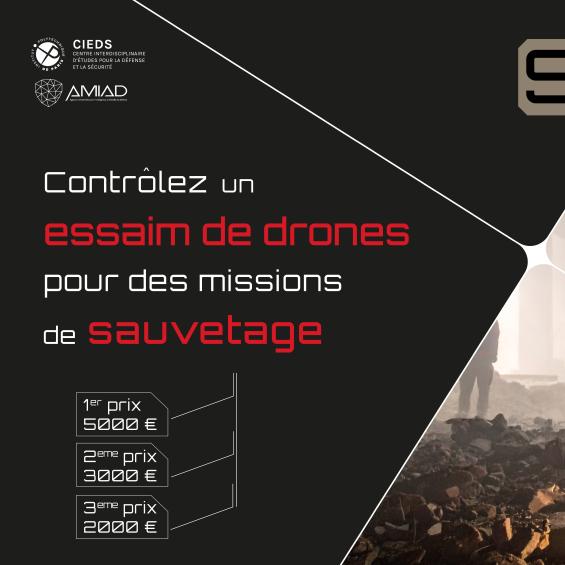 Challenge Swarm Rescue 2025-2026 : sauvez des vies en contrôlant un essaim de drones ! 